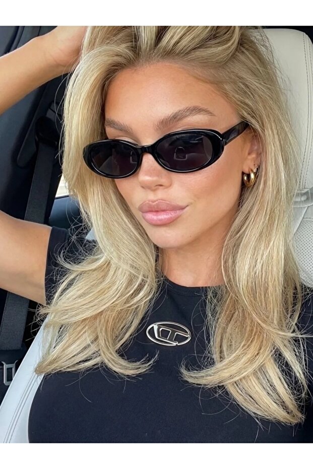 Cbp035 Mi̇ya Black Elegant Stylish Women's Sunglasses.