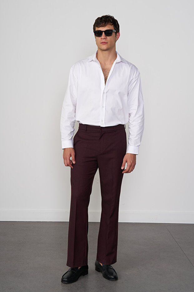 Flare Kumaş Pantolon - 2