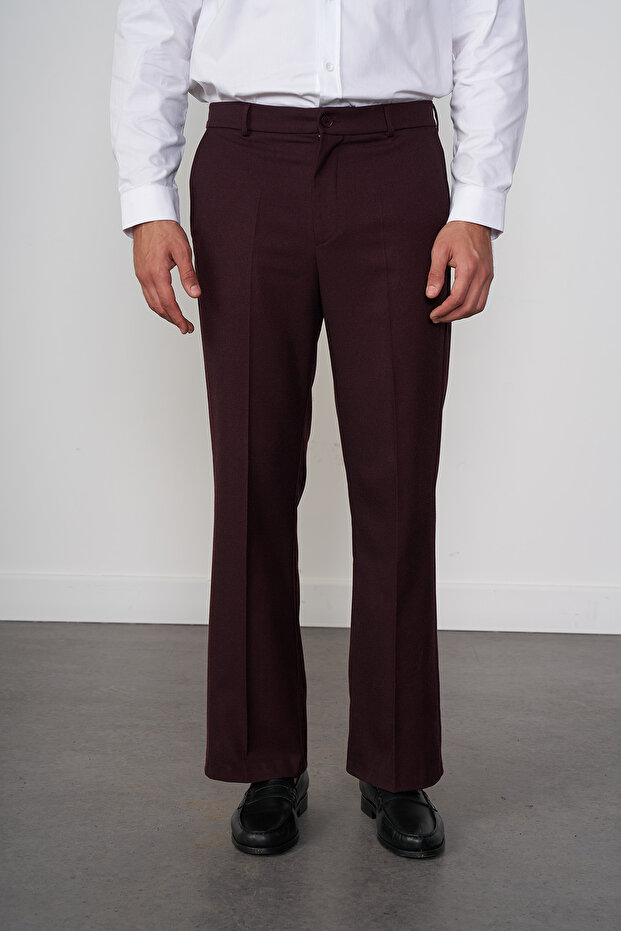 Flare Kumaş Pantolon - 3