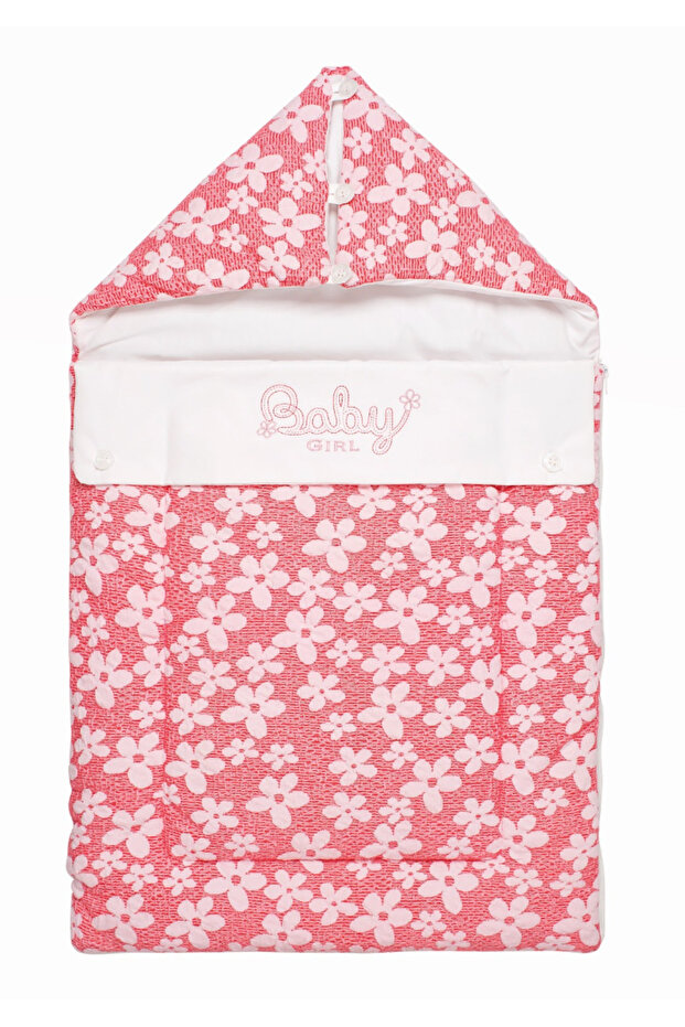 Baby Girl Full Zippered Envelope Swaddle 11598