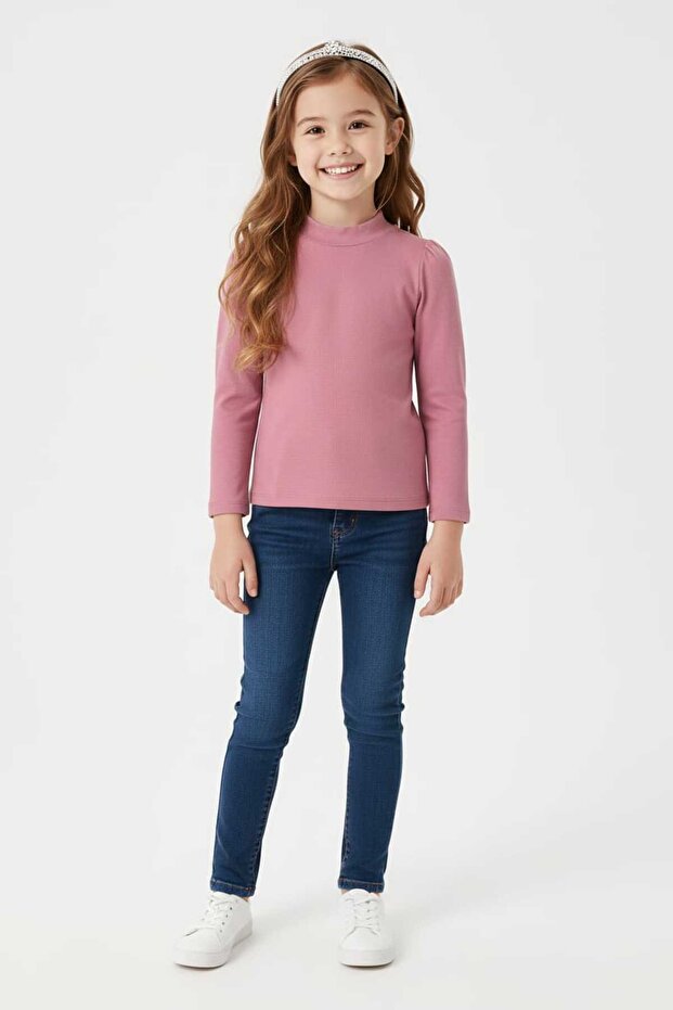 High collar blouse - 1