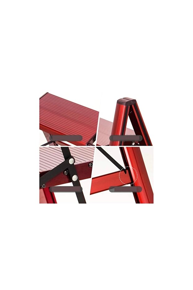 Red Ladder 3 Steps Type A - 2