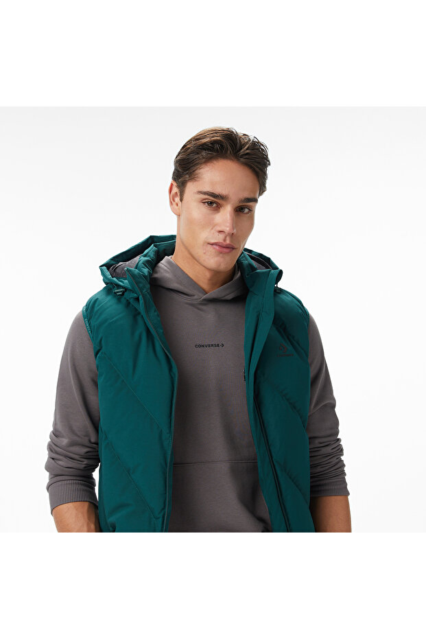 Erkek Yeşil Mont - 4