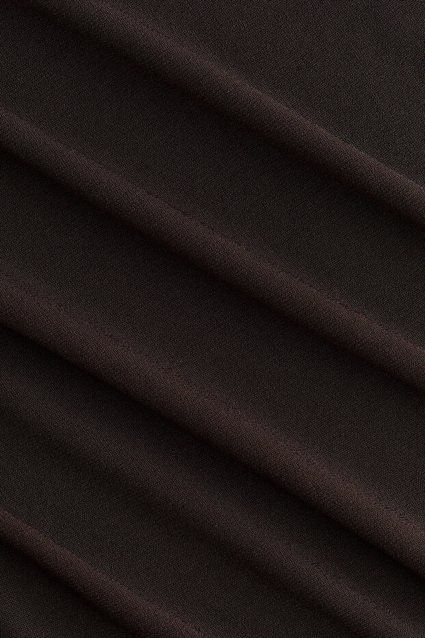 Dantel Şeritli Jarse Elbise - 2