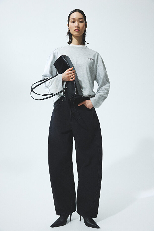 Oversize Jarse Üst - 2