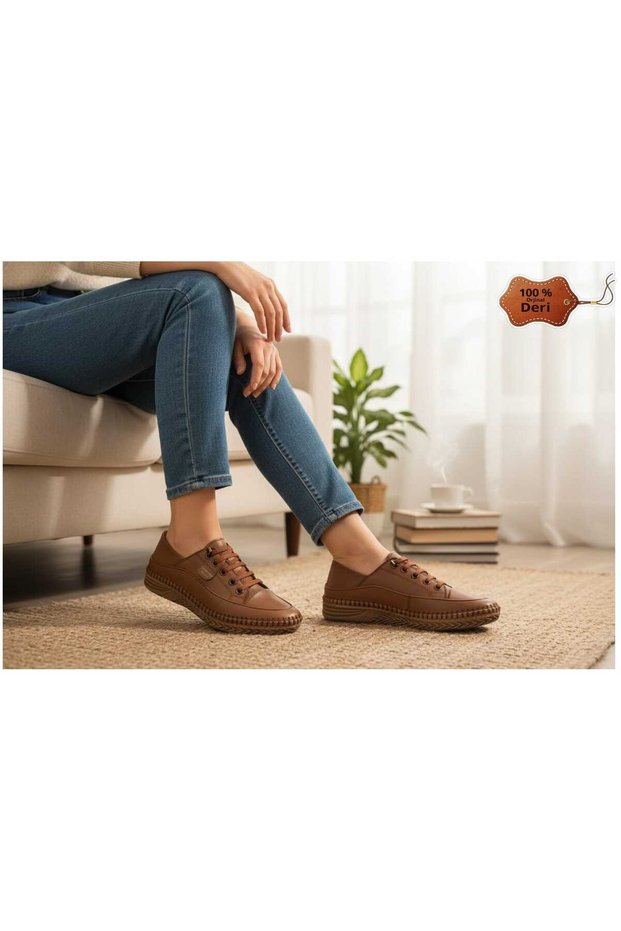 Byk Z536 Genuine Leather Orthopedic and Anatomical Sole Shoes