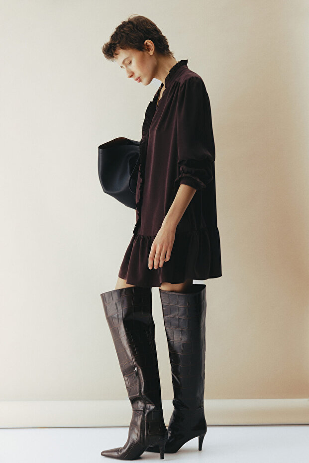 Fırfırlı Elbise - 1