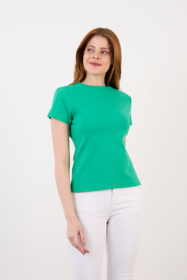 KISA KOL BASIC BLUZ - 3