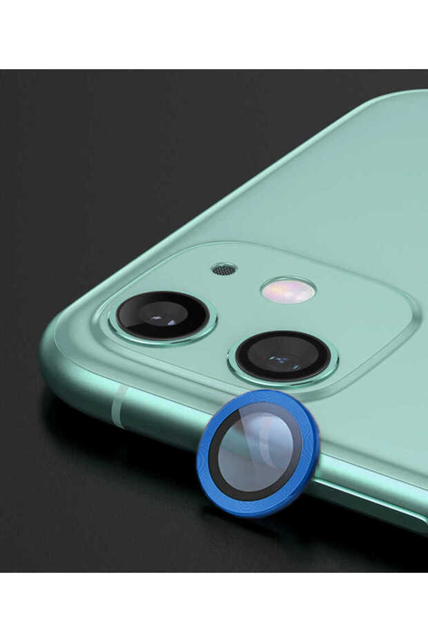 واقي كاميرا EFR CL-07 متوافق مع iPhone 11 - أزرق داكن