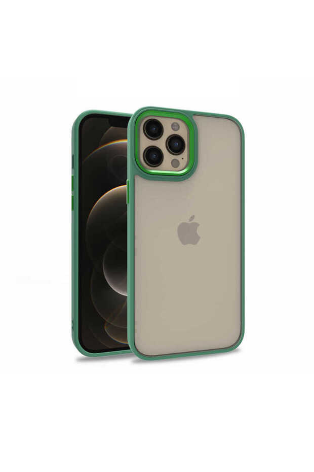 حافظة EFR Flora متوافقة مع هاتف iPhone 12 Pro Max - باللون الأخضر