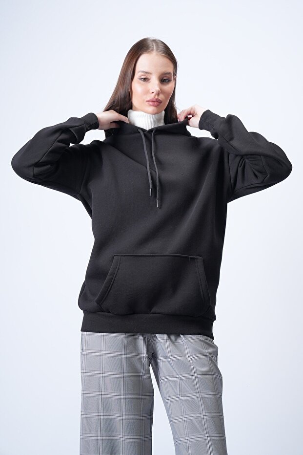 Kapüşonlu Sweatshırt - 3