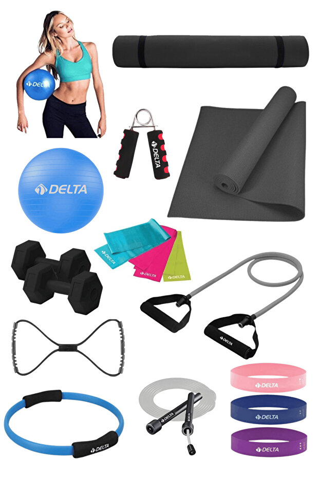 Complete Set! Pilates Set – Get a Complete Fitness Experience at Home with Pilates Equipment for Flexibility!