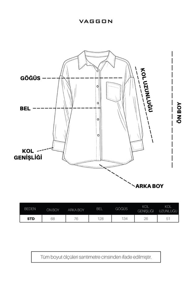 Siyah Tek Cepli Oversize Gömlek - 6
