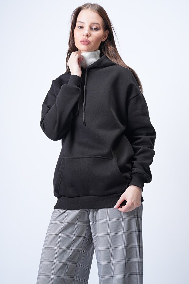 Kapüşonlu Sweatshırt - 2