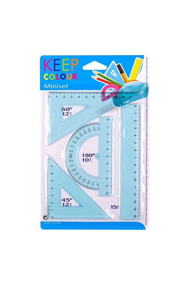 Set Rigle Bleu - 4buc - 2