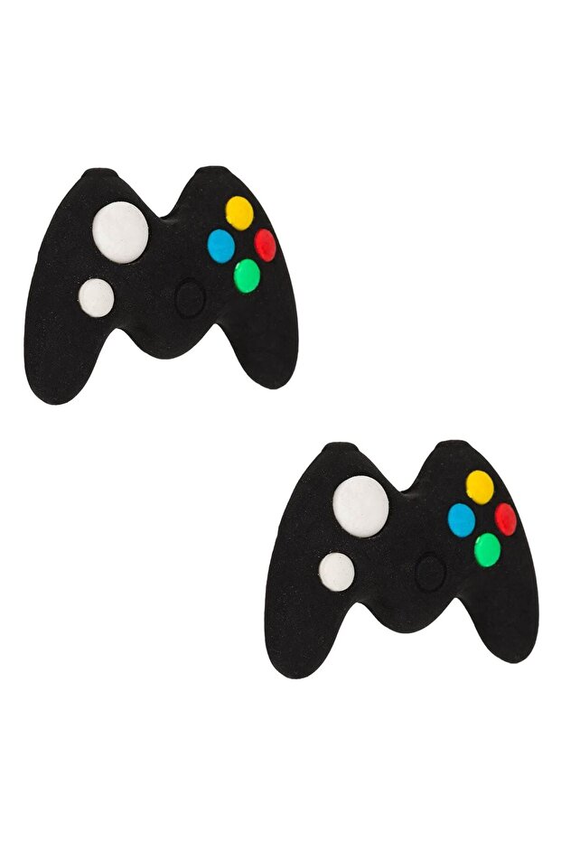 3D Gaming Pattern Eraser 6x4cm - 2pcs - 1