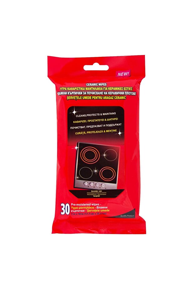Ceramic Surface Cleaning Wipes - 30pcs - 1