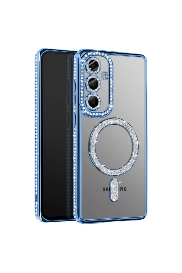 Shiny Rhinestone Camera Protected Magsafe Case Compatible with Samsung Galaxy S26 Plus