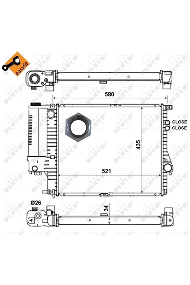Bmw 5 Engine Cooling Radiator - 6
