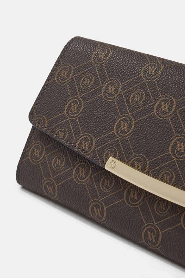 KAHVE MONOGRAM CÜZDAN - 6