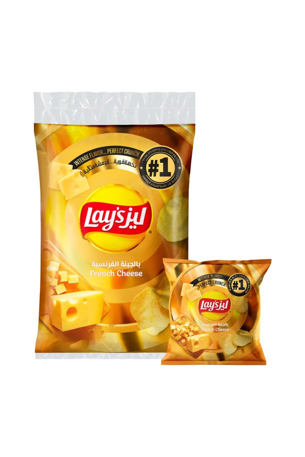 Intense French Cheese Flavored Potato Chips- 21X12gms