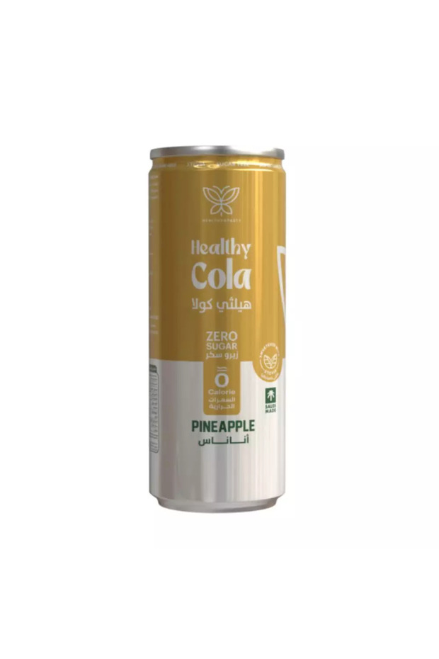 Zero Sugar Pineapple Sweet Carbonated Soft Drink- 250ml