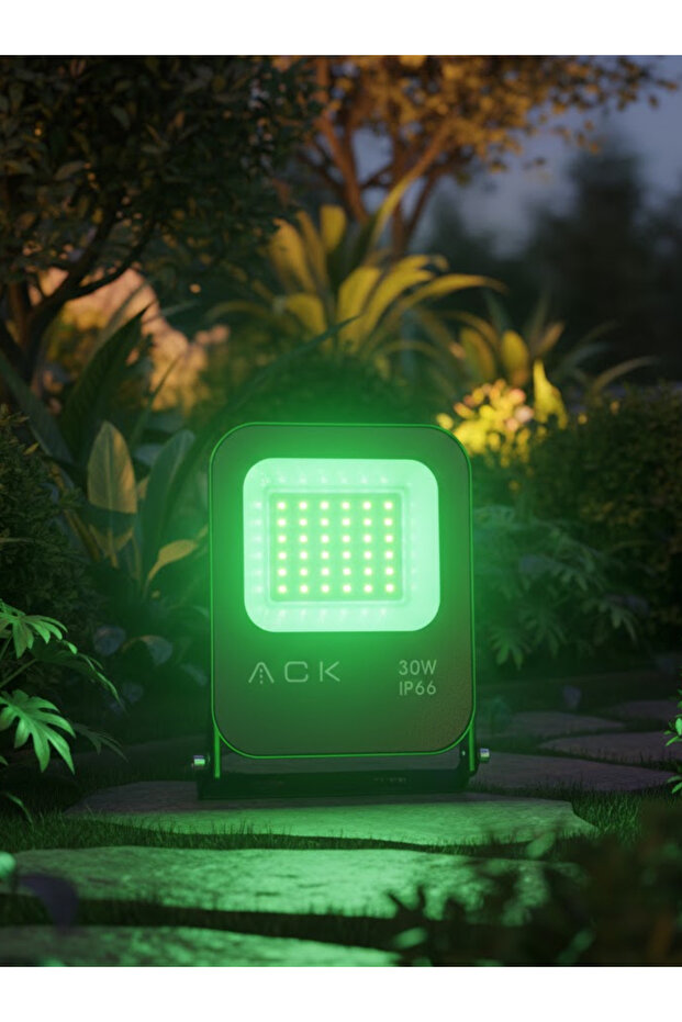 30W LED Projektör Yeşil - 1