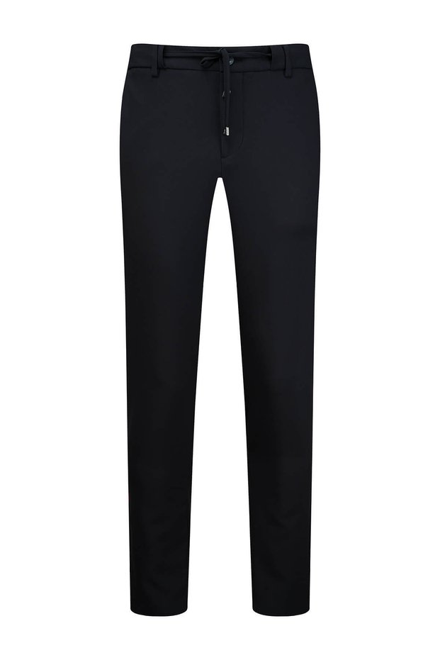 Black Relaxed Fit Side Pocket Jogger Pants