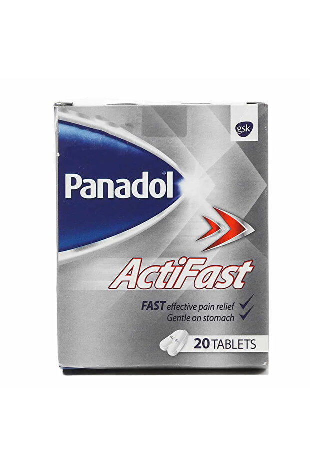 Actifast for Fast Pain Relief for Headaches, Toothaches & Period Pain, 20 Tablets