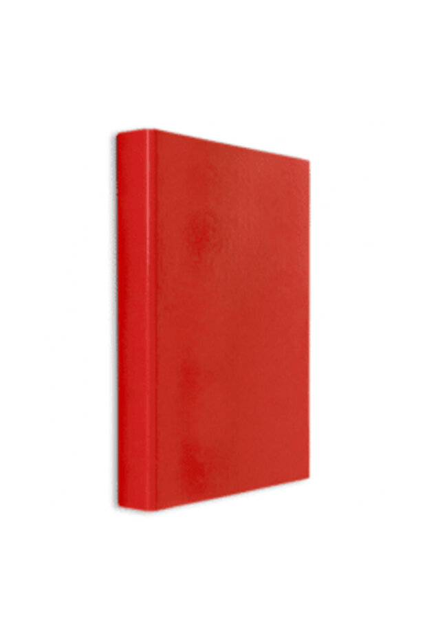 Plasticized mechanical notebook 2 rings A4 Red - 1