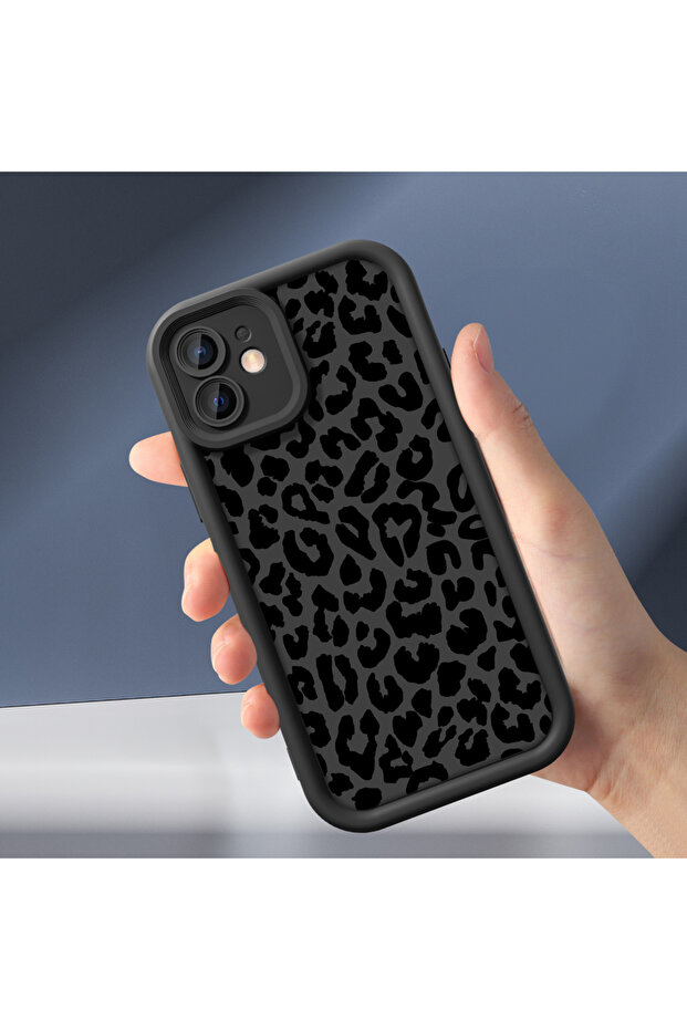 Stylish High-Quality Leopard Pattern Phone Case Compatible with iPhone 16 Pro - 4