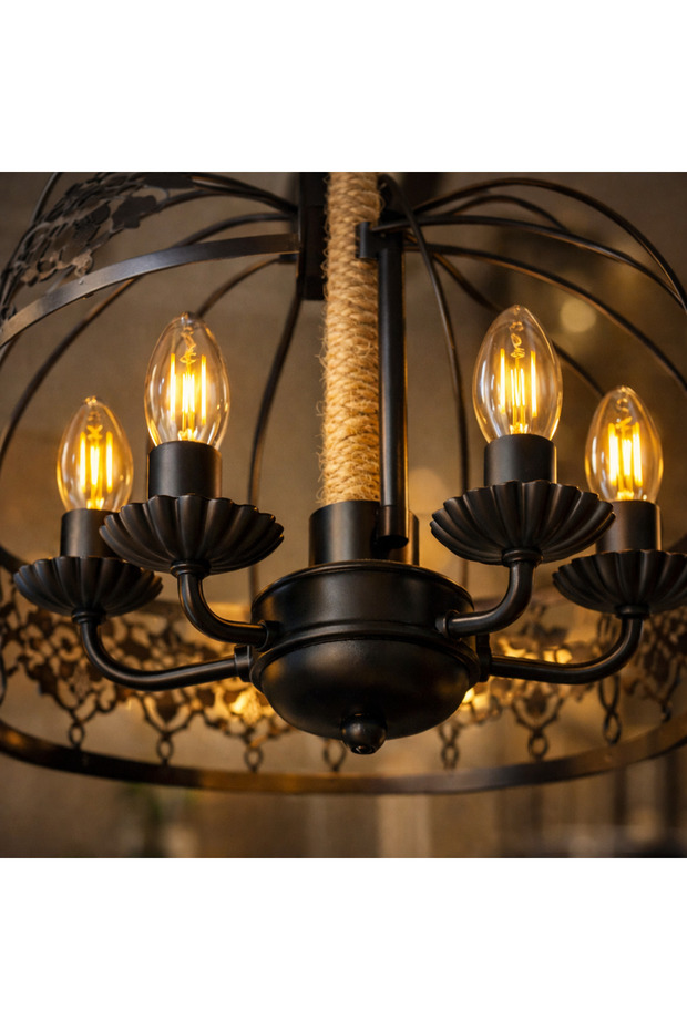 Rustik halatlı avze - 3