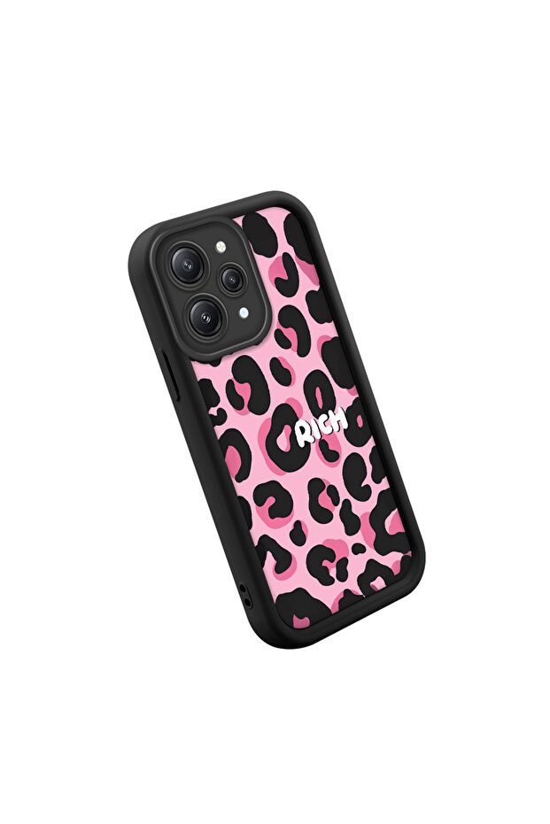 Redmi 12 4g Compatible Stylish High Quality Leopard Pattern Cat Phone Case