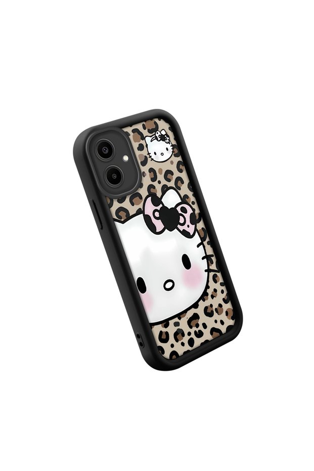 Samsung Galaxy A06 Compatible Stylish High-Quality Leopard Pattern Cat Phone Case