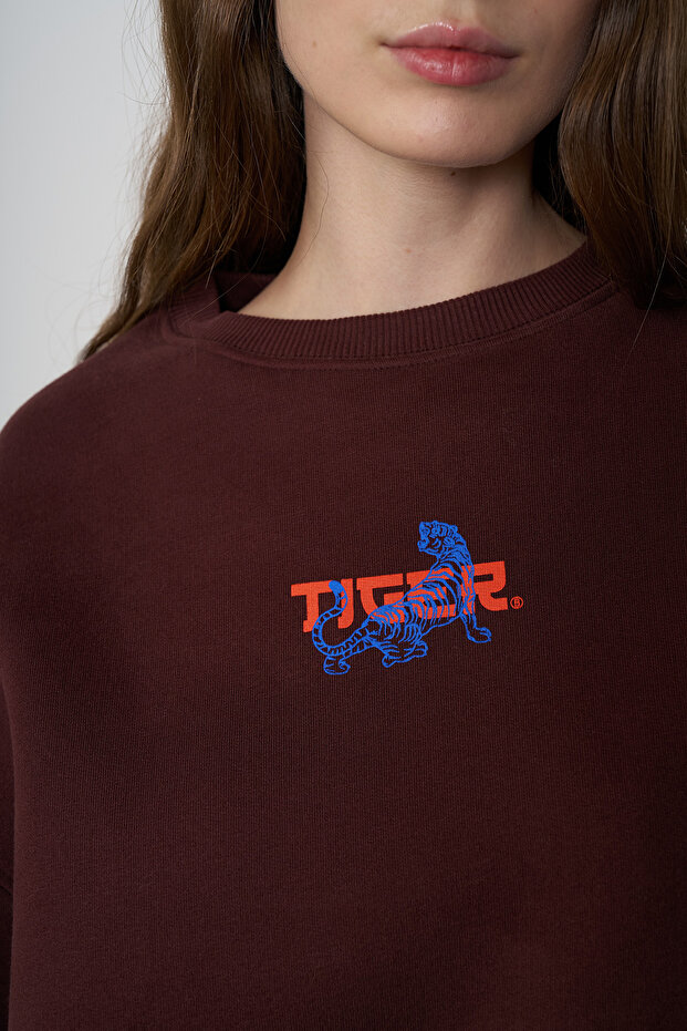 Tiger Baskılı Sweatshirt - 3