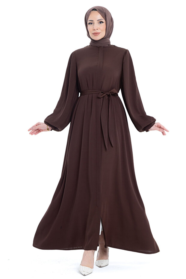 Aslım Abaya Brown - 9034