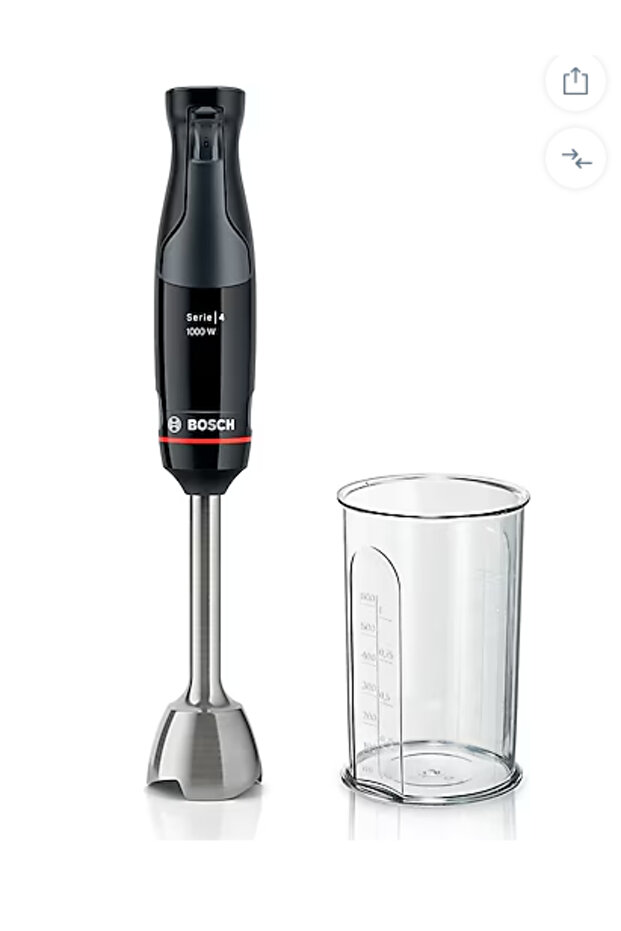 MSM4B610 Serie 4 El Blenderı ErgoMaster 1000 W Siyah - 1