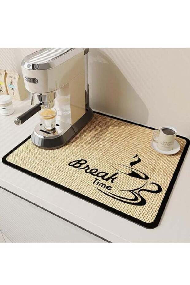 High Absorption Coffee Machine Mat, Quick Drying Anti-Slip Pad for Kitchen Counter