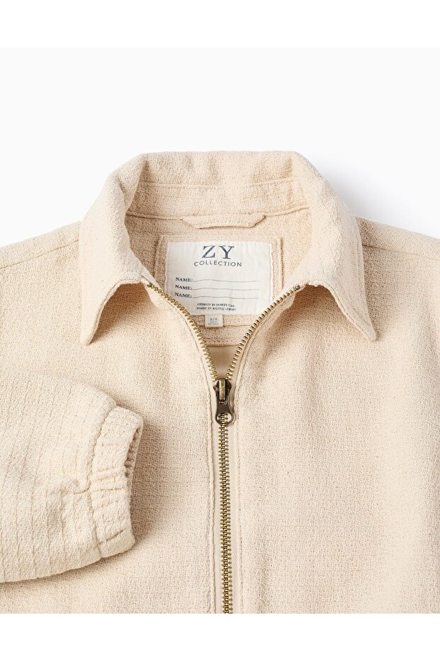 جاكيت دوبي، أبيض، مقاس 8/9 - 3