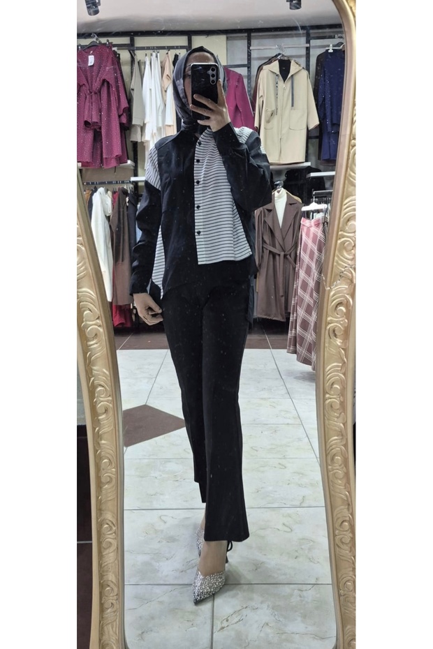 Simetri kesim gomlek - 1