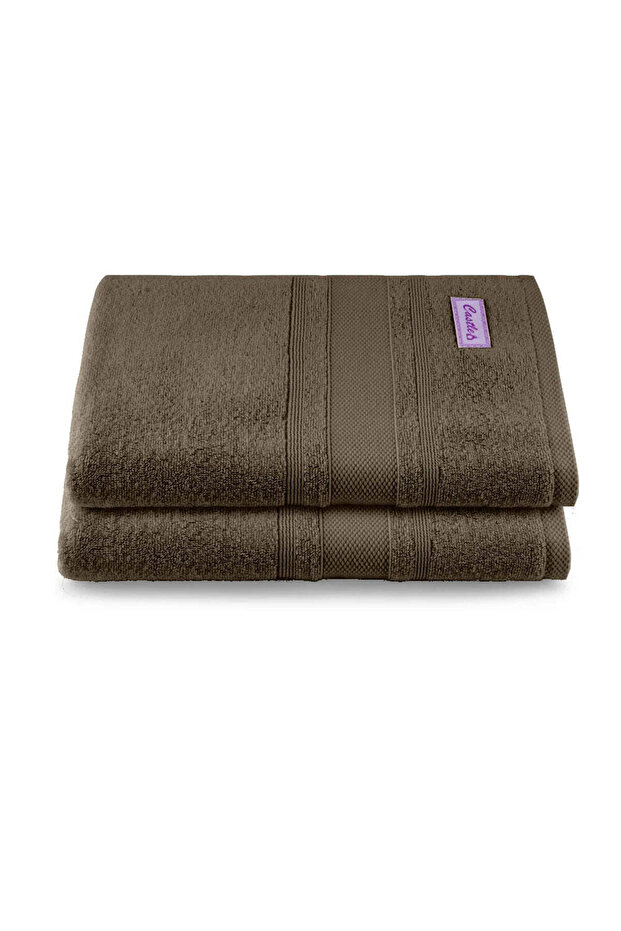 Bath Sheet 90 x 180 Cm 550 Gsm 100% Cotton Highly Absorbent, Quick dry Set of 02 Pc