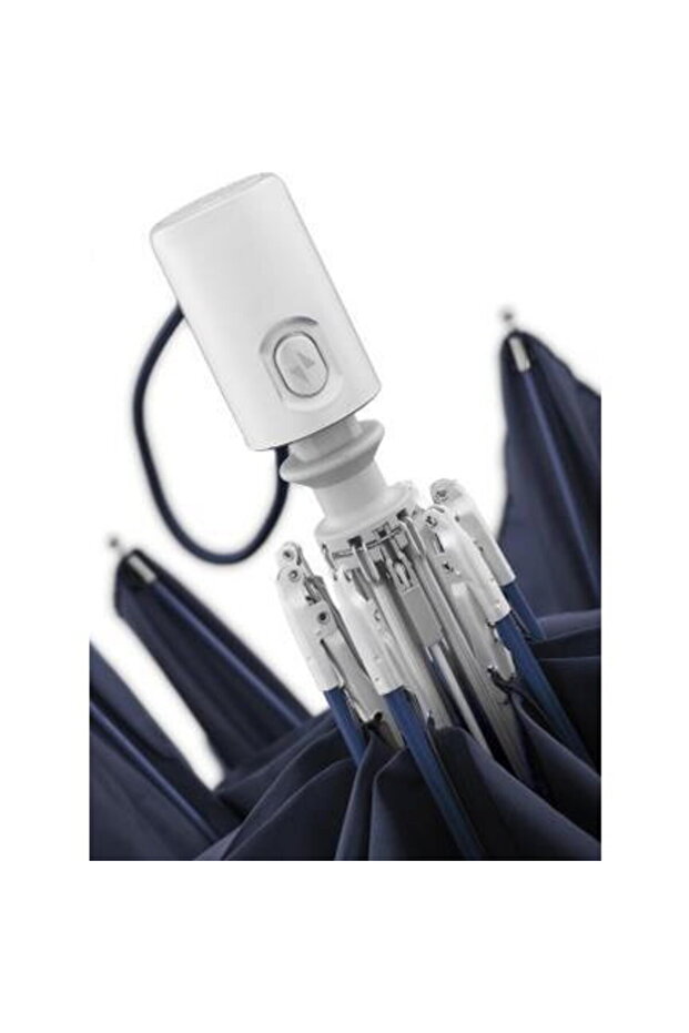 Slim Automatic Umbrella 3 Sections Blue - 2