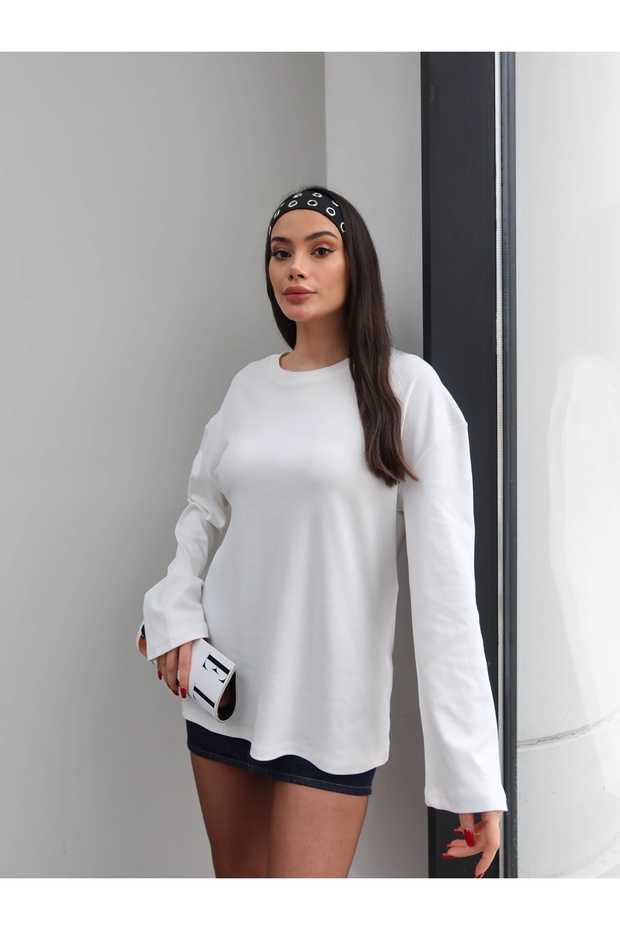 Uzun Kol Sweatshirt - 2
