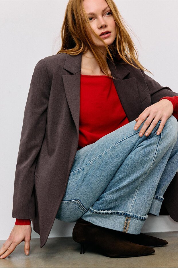 بليزر مفتوح مخطط - 3