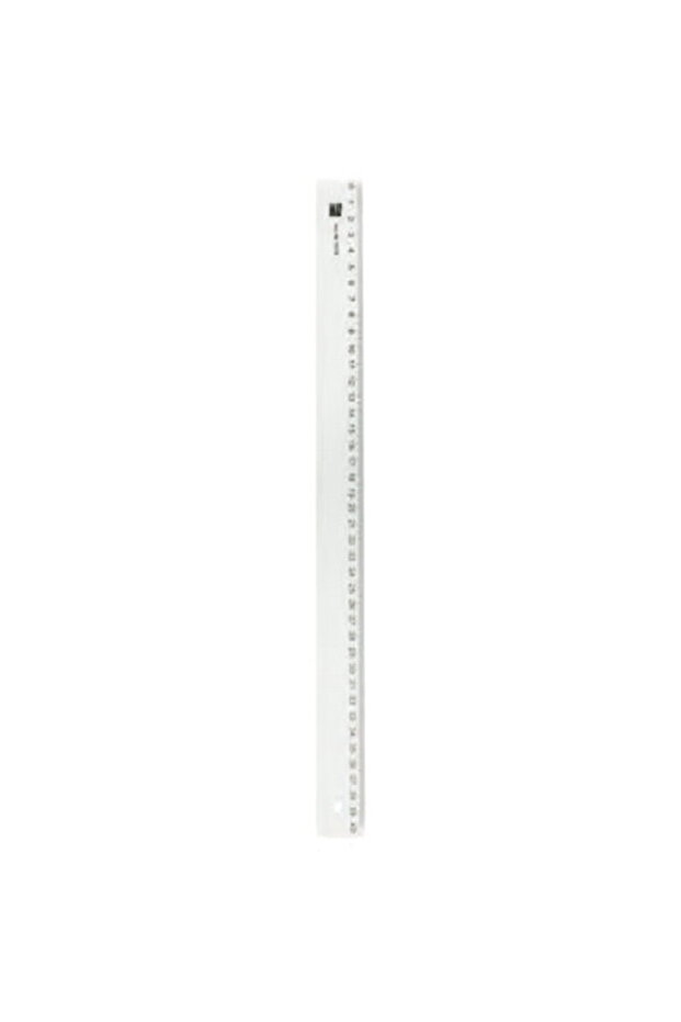 Rigla din plastic transparent, 40cm, - 1