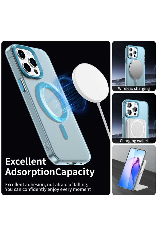 Case for iPhone 15 Pro - CandyCase MagSafe - Blue - 3