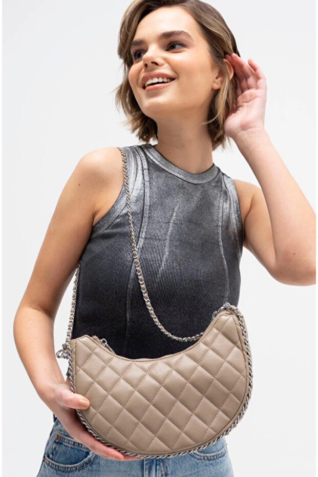 Chain Detailed Women's Shoulder Bag Byn2241