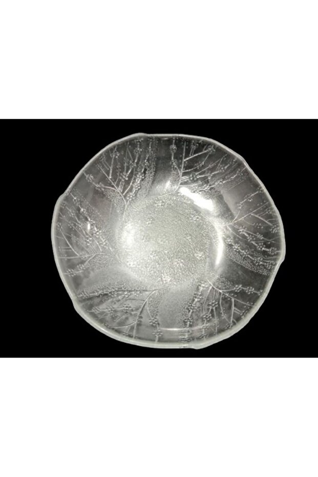 طقم أطباق زجاجية بنمط أوراق الشجر 4 قطع - 2