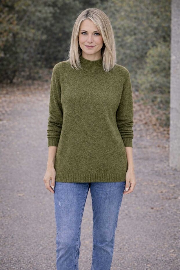 سترة أساسية كبيرة الحجم - 1