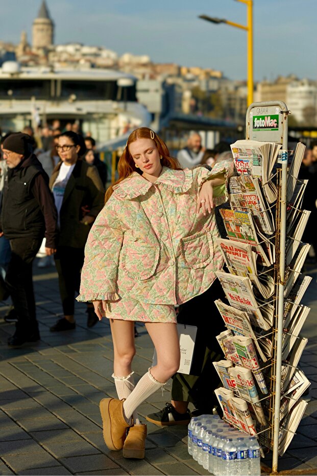 Flower Market Puff Ceket - 3